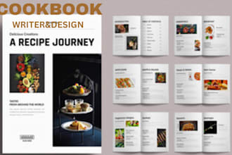 write high quality KDP recipe cookbook, recipe cookbook ghostwriter