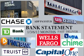 do adp paystubs, check stubs,bank statement pay stubs, paycheck stubs, w2 , 1099