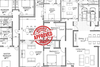 draw floor plan structural plan for city permit blue print