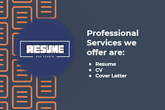 create a clean and modern resume or CV for job applications