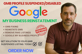 reinstate and fix suspended google my business profile, remove fake listing