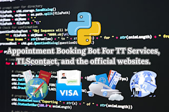 build visa bot notify bot vfs appointment bot online booking bot vfs booking bot