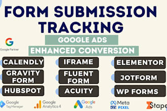 track any lead form gravity iframe ajax wp calendly hubspot google ads ga4 GTM