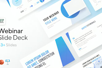 design engaging webinar slides with dynamic visuals fast 24h delivery