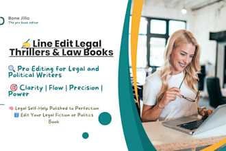 line edit law and politics books, legal thrillers, and legal self help
