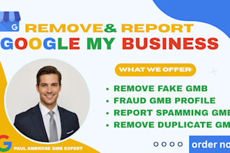 remove and report fake gmb, spam gmb, duplicate google business profile