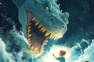 do children book illustrations, comic illustrations