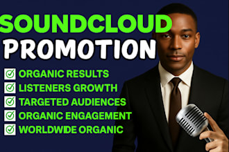 organic soundcioud amazon spotify apple music social media promotion