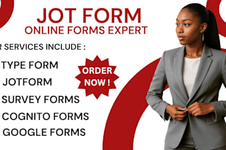 create and integrate branded jotform surveys for market research insights