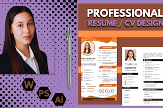 design ats resume, CV, cover letter, and reformat in editable format