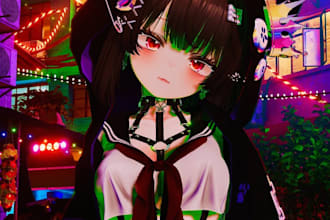 custom a 3d furry avatar vr character vrchat avatar vrc avatar nsfw model unity