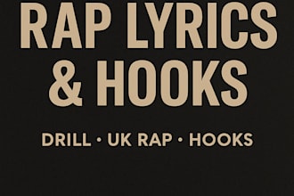 write powerful custom rap lyrics or hooks for your track