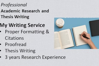 proofread, edit, and format your academic paper or thesis