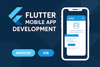 develop high quality flutter app with great UI and performance