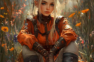 dnd character art and dnd character art