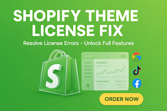 be your shopify expert, shopify bug fix, shopify bug fix and shopify error fix