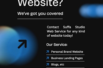 craft a stunning high end static website that elevates your brand