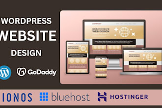 do ionos website, wordpress, godaddy website, hostinger, bluehost, squarespace