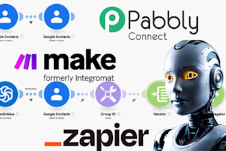 be your  zapier, make, pabbly automation expert