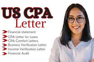 do CPA letter, self employed letter, income verification letter for loan