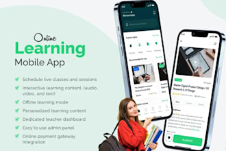 build elearning mobile app development, quiz app, gamification kids learning app