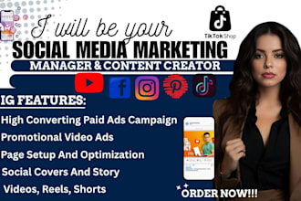 social media content manager and creator, social media marketing tt social media