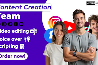 handle your content creation from script to final video
