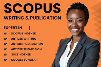 write and publish article in scopus, ssci, sci, ieee, web of science journal