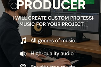 professionally produce custom music for your project