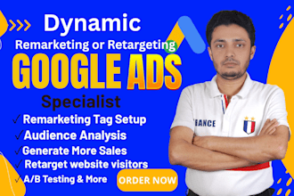 set up ga4 google ads retargeting