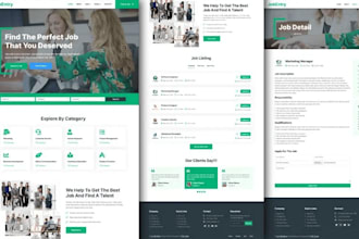 create a professional job portal website with admin panel