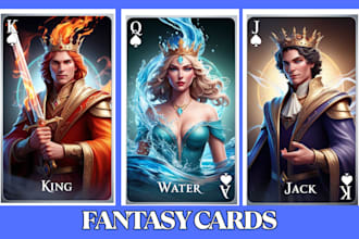 oracle card tabletop rpg fantasy box design mockup 2d game art board game design