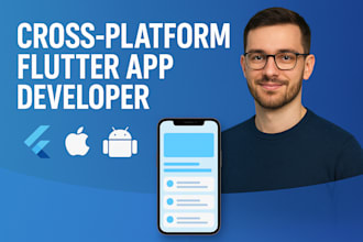 develop cross platform flutter apps for ios and android