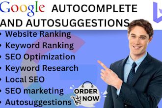 rank your website with google autocomplete, bing index and keyword research