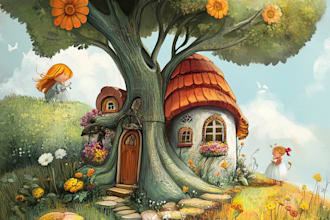 draw children illustrations for books