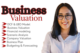 do business valuation, financial modelling, lbo model and dcf analysis