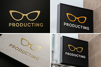 quality watch or jewelry brand logo design, luxury fashion sunglasses