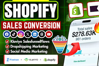 do shopify sales funnel to boost shopify sales  shopify on page SEO email flows