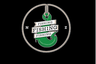 do a vintage fishing, hunting, mountain, and climbing logo
