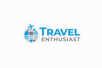 design a premium minimal travel and hotel logo