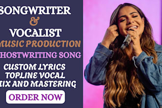 ghostwrite a heartfelt rnb gospel song with female vocals and choir options