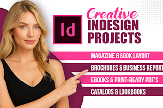 layout and format any project professionally in indesign