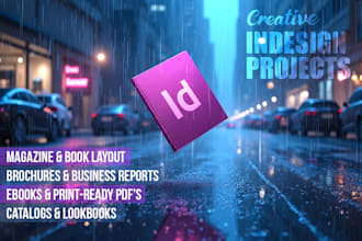 layout and format any project professionally in indesign