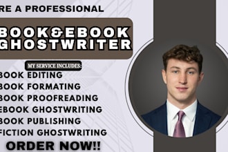 ghostwrite your book as a ghost book writer, ebook ghostwriter, ebook writer
