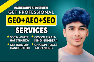 provide ai powered SEO with GEO and aeo to rank on google and ai search