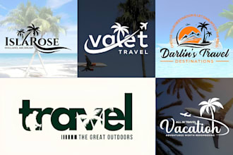 design minimalist travel, hotel and adventure outdoor logo