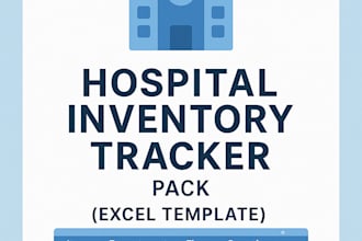 create a custom excel inventory tracker or template for your business