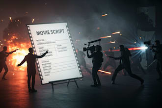 write movie script, screenwriting, movie script writing, screenplay, tv series