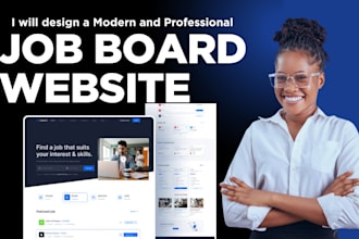 design a professional job board website