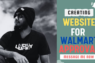 create a website for your walmart verification